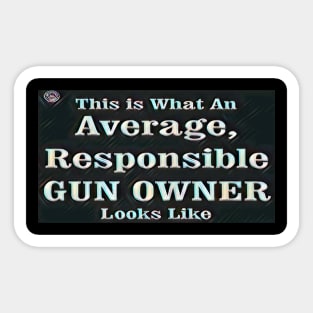 Responsible Gun Owner Sticker